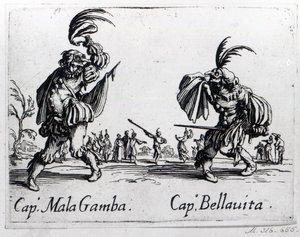 Balli de Sfessania, c.1622 de Jacques Callot
